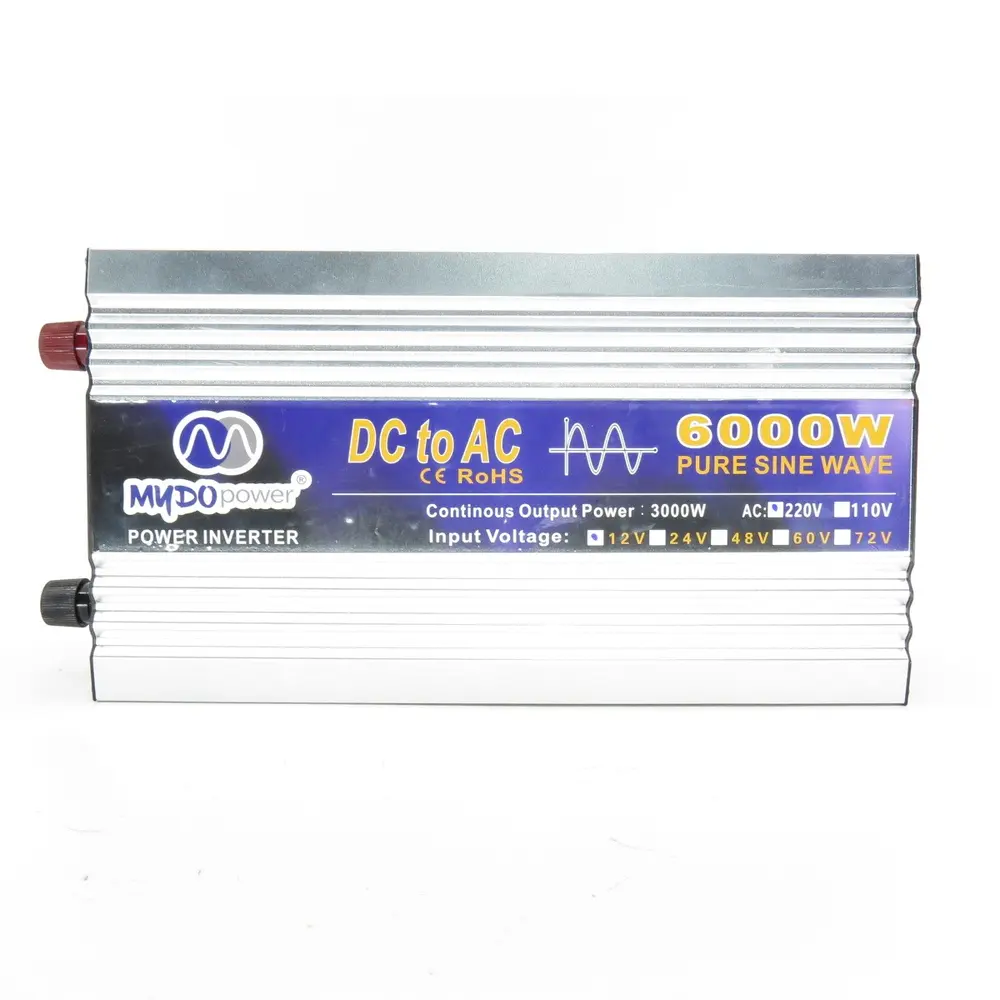 Інвертор 12-220V правильний синус MD6000W