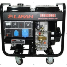 Дизельний генератор LIFAN DG8000E (220V) Однофазний