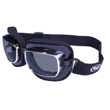 Окуляри захисні з ущільнювачем Global Vision Retro Joe (gray) чорні