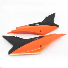 Пластик бічний центральний (л+п) Shineray XY250GY-6B (помаранчевий)