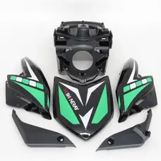 Обтікач фари в зборі Shineray XY200GY-6C (зелено-чорний)