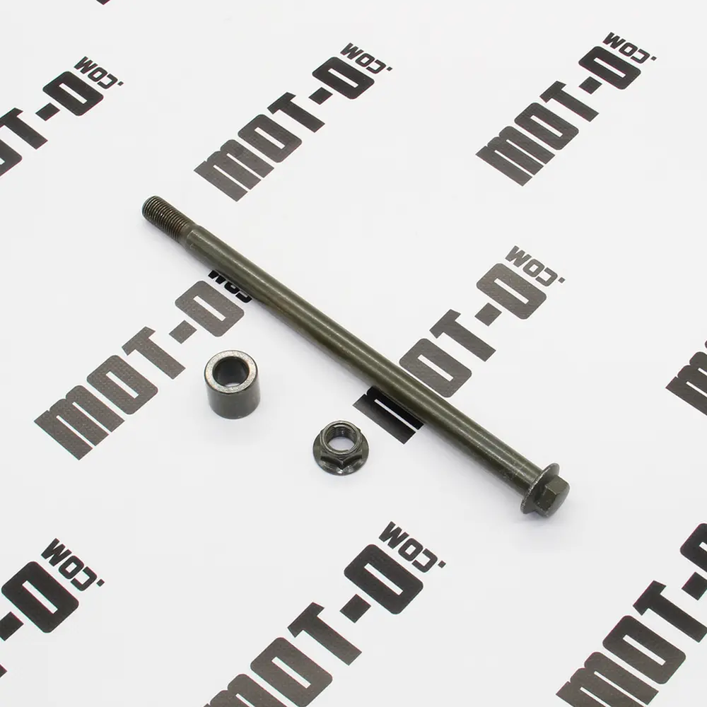 Вісь переднього колеса+втулка+гайка KOVI Verta 200