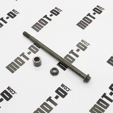 Вісь переднього колеса+втулка+гайка KOVI Verta 200