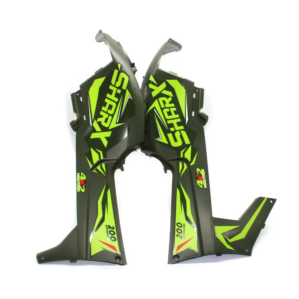 Пластик бічний центральний (л+п) ATV SharX 200сс (зелений)