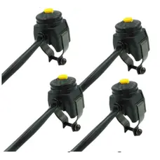 Кнопка стартера кругла, (жовтий) "OTOM"