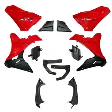 Пластик бака бічний передній (л+п) Lifan LF200-10S (білий)