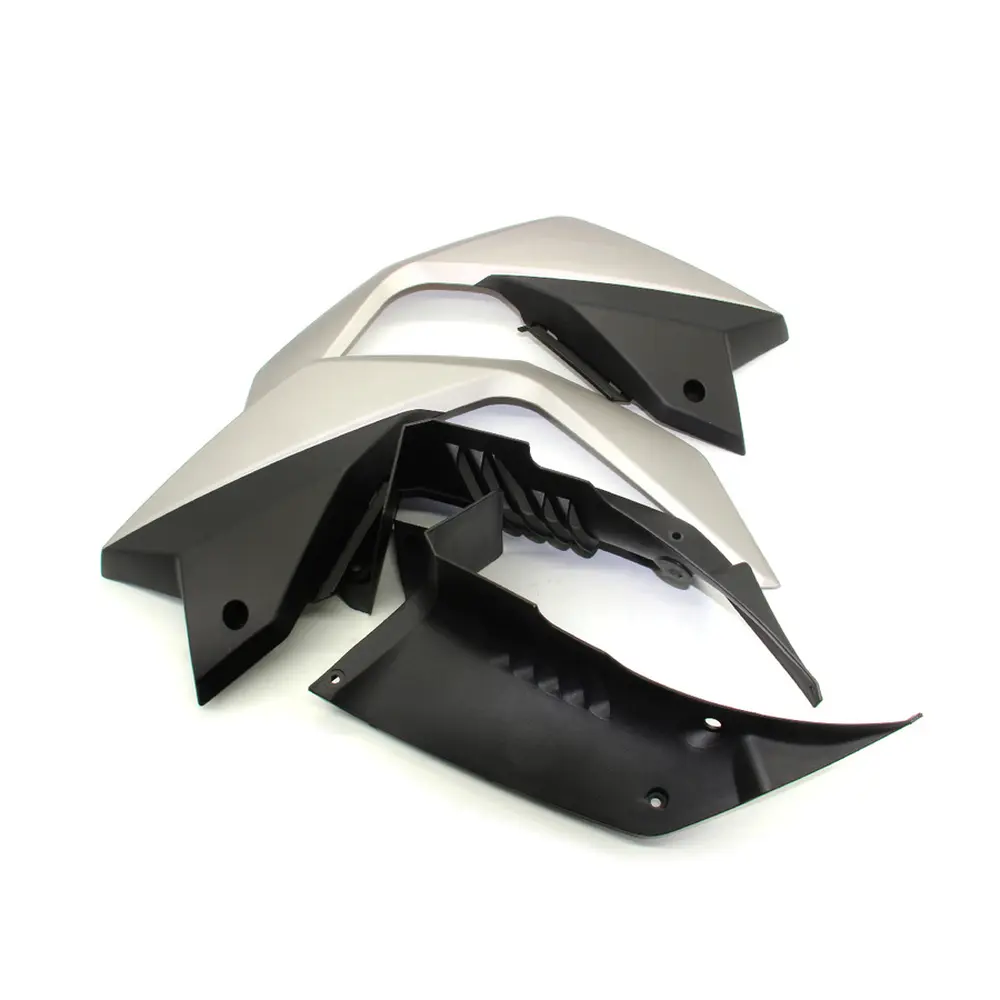 Пластик бака бічний передній (л+п) Shineray XY400GY-3 (Elcrosso 400) (сірий)