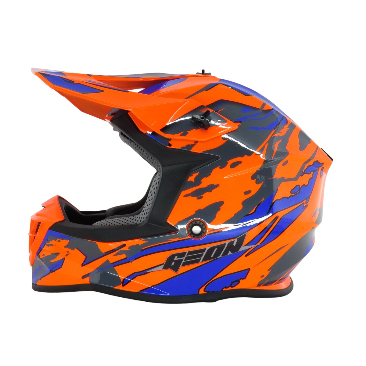 Шолом GEON 633 MX Крос BLUE/FLUO-ORANGE XXL (63-64) в магазині