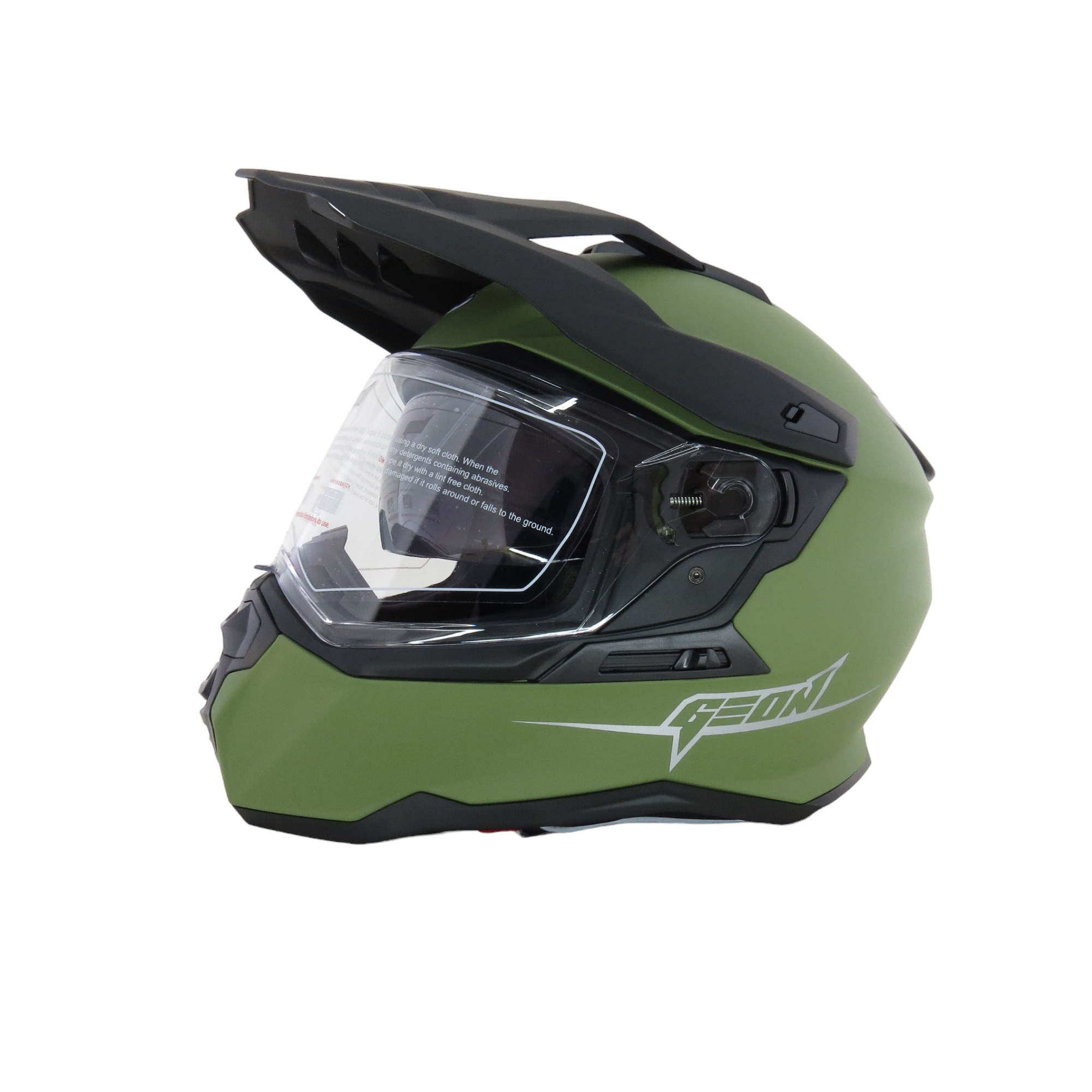 Шолом GEON 722 MATT DARK GREEN M (57-58) в магазині Motomarket