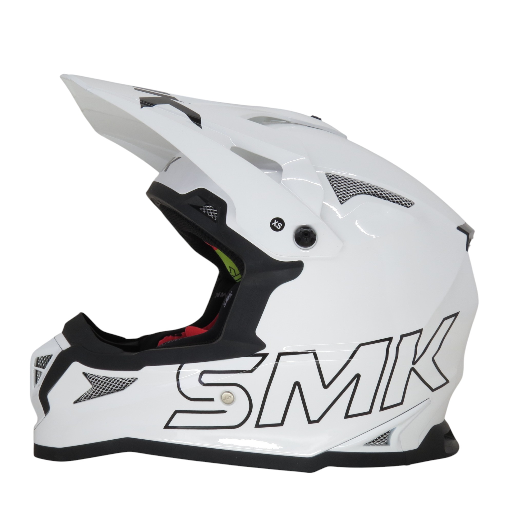 Шолом SMK ALLTERRA-S01 GL120 GLOSS WHITE (BLACK) 540мм XS в