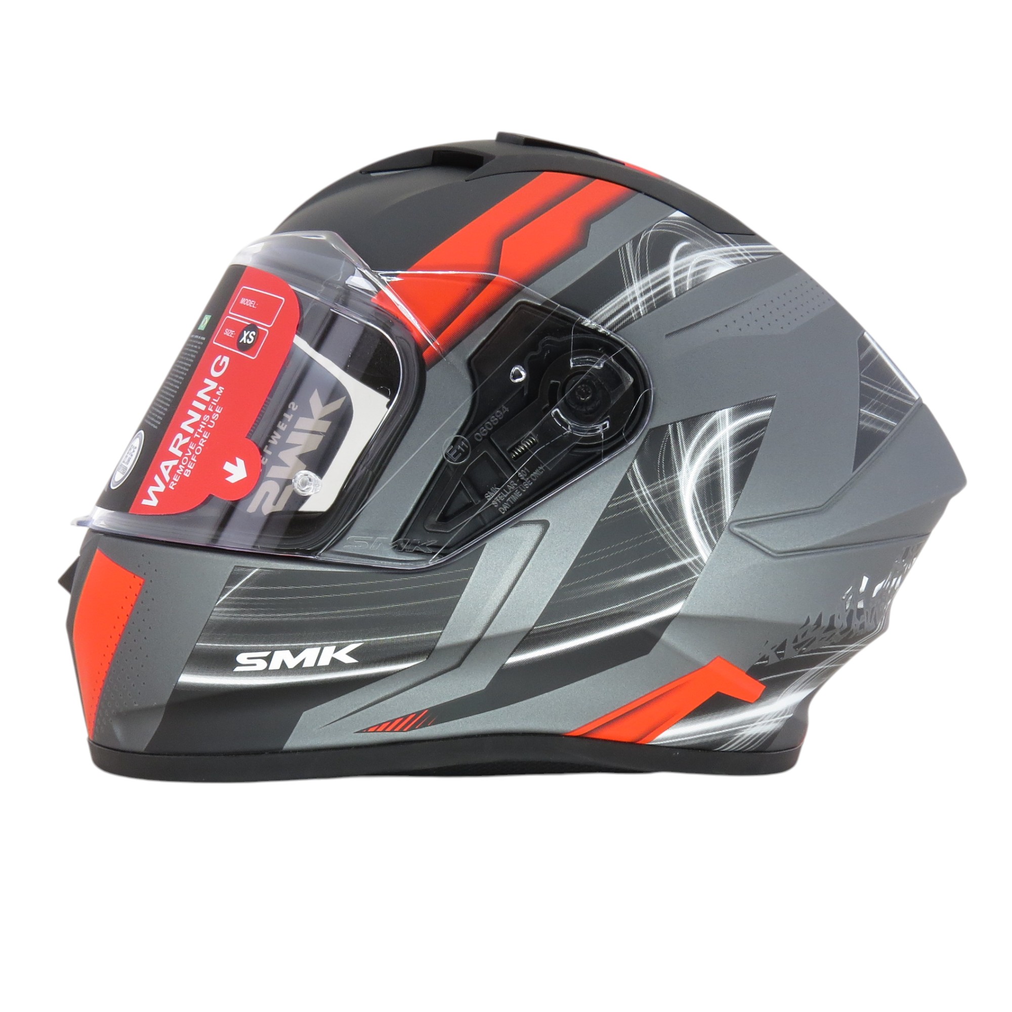 Шолом SMK STELLAR-S01 MADA672 ANTHRACITE (ORANGE/BLACK) 550мм S в