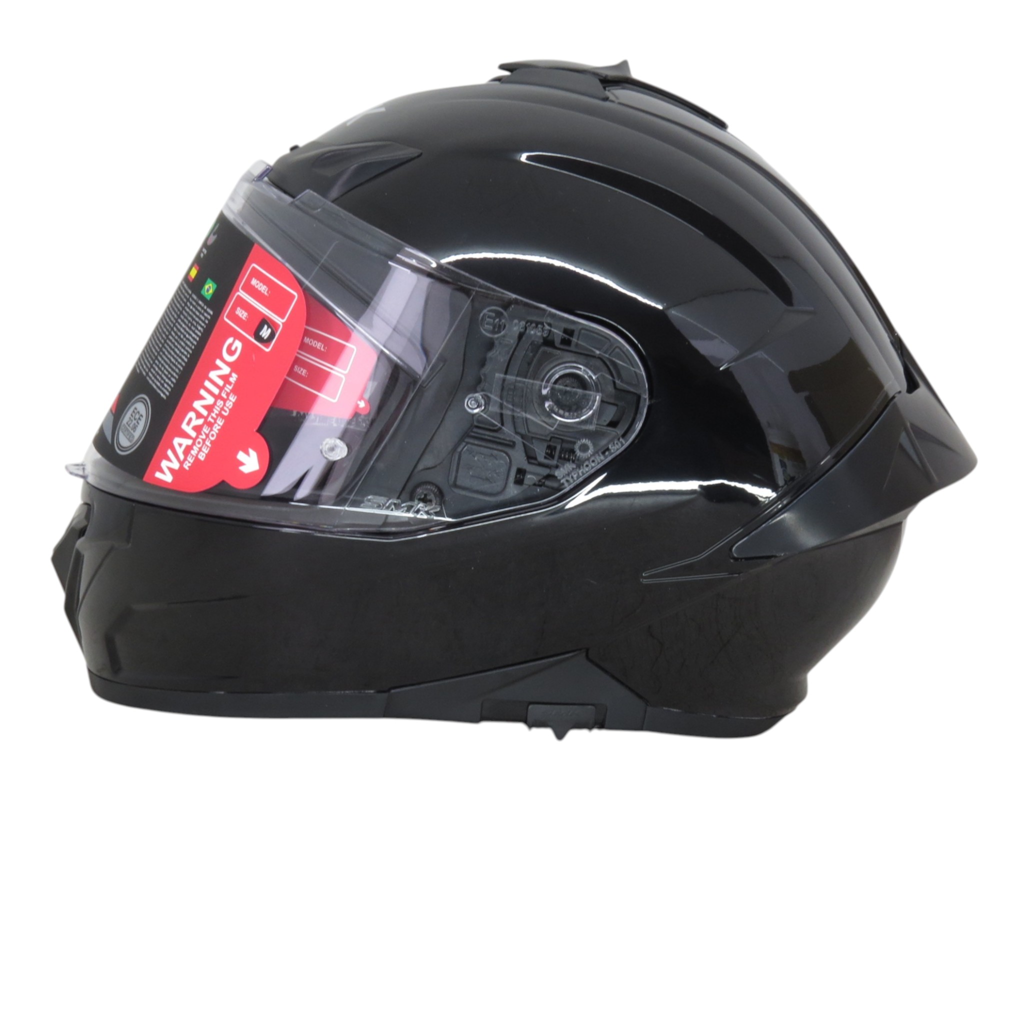 Шолом SMK TYPHOON-S01 GL200 GLOSS BLACK 590мм L в магазині Motomarket